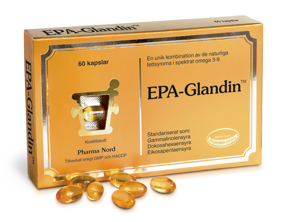 EPA-Glandin med Omega-3  60 kapslar