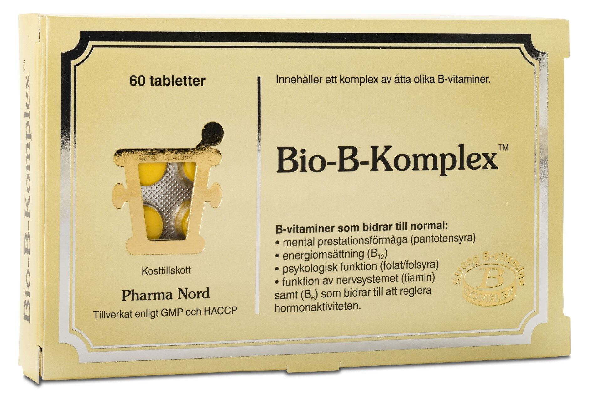 Bio-B-Complex 60 tabletter (B-vitamin)