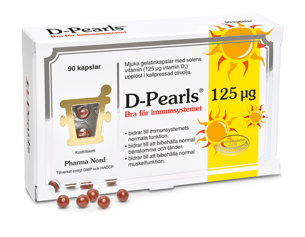 D-Pearls 125 μg 90 st