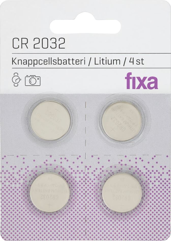 Knappcell Cr 2032 4p