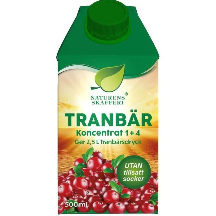 Tranbär koncentrat 500 ml