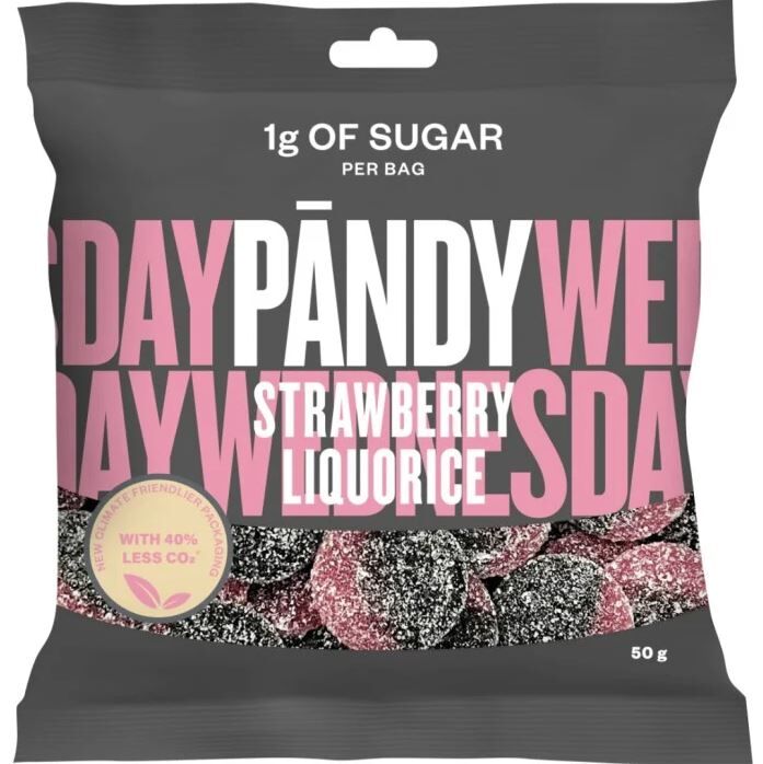 Candy Strawberry/Liquorice, 50 g