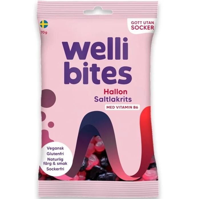 Hallon & Saltlakrits 70 g