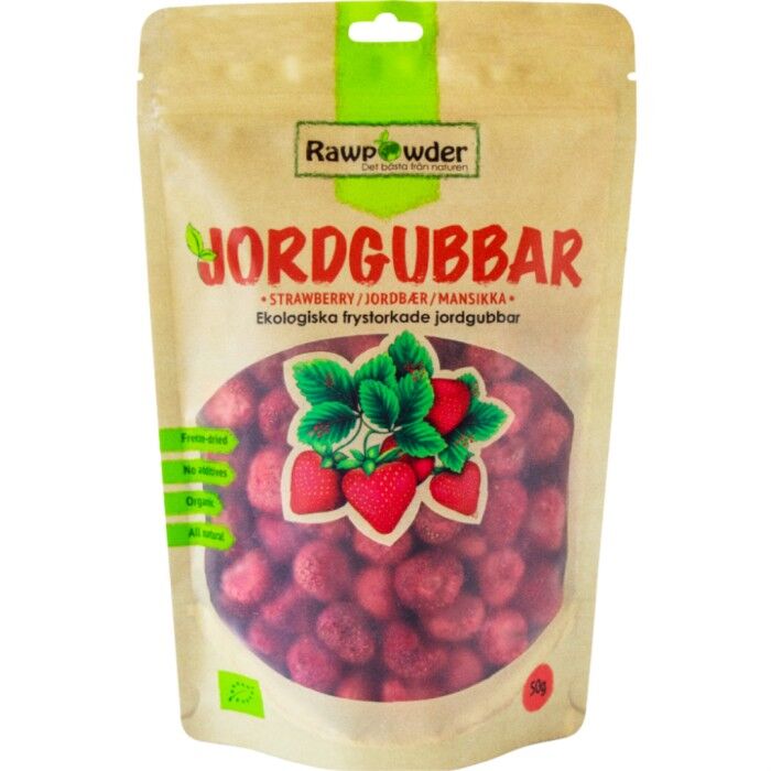 Jordgubbar frystorkade 50 g