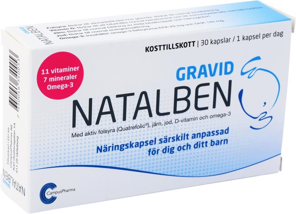 Gravid Multivitamin 30 kapslar