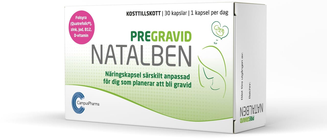 PreGravid 30 kapslar