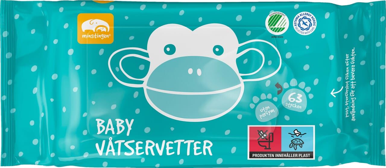 Baby Våtservetter 63 st