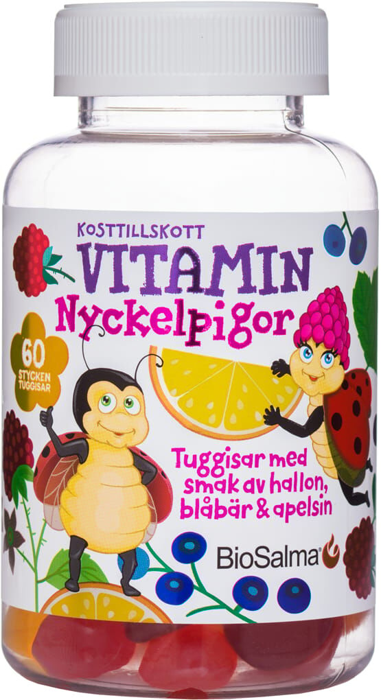 Nyckelpiga Multivitamin 60 tuggtabletter