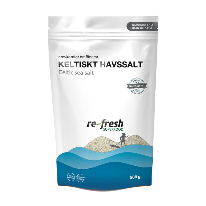 Keltiskt havssalt Celtic sea salt grovkornigt 500g