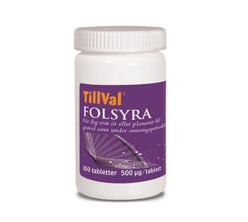 Folsyra 100 tabletter