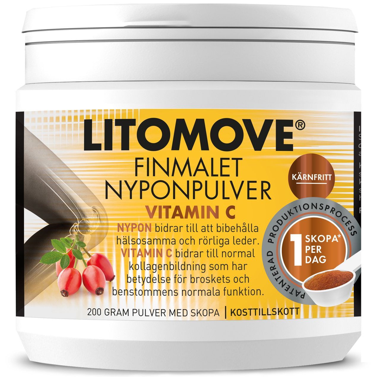 Nyponpulver Vitamin C 200 g