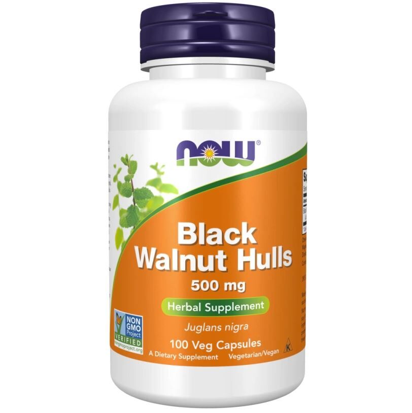 Black Walnut Hulls 500 mg 100 kapslar