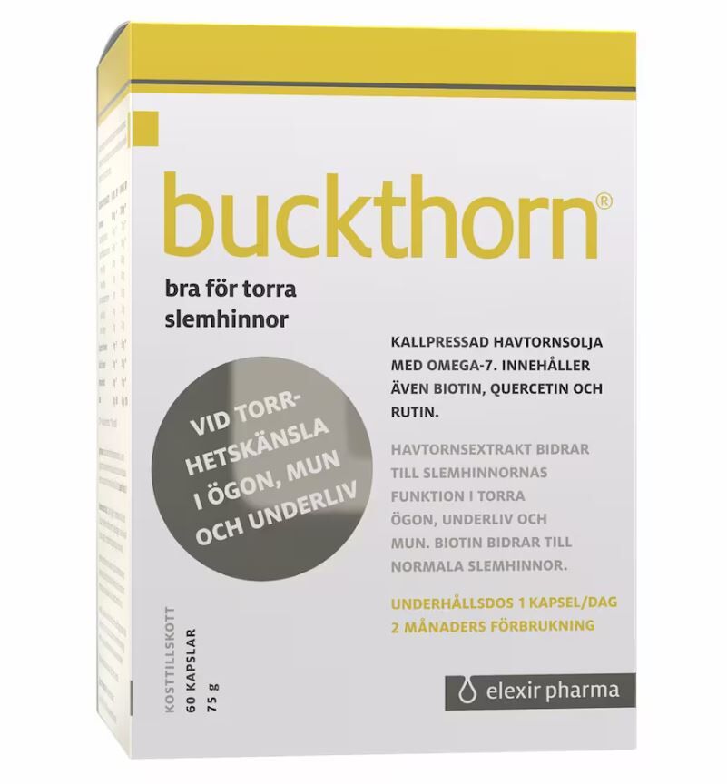 Buckthorn 1000 mg 60 kapslar