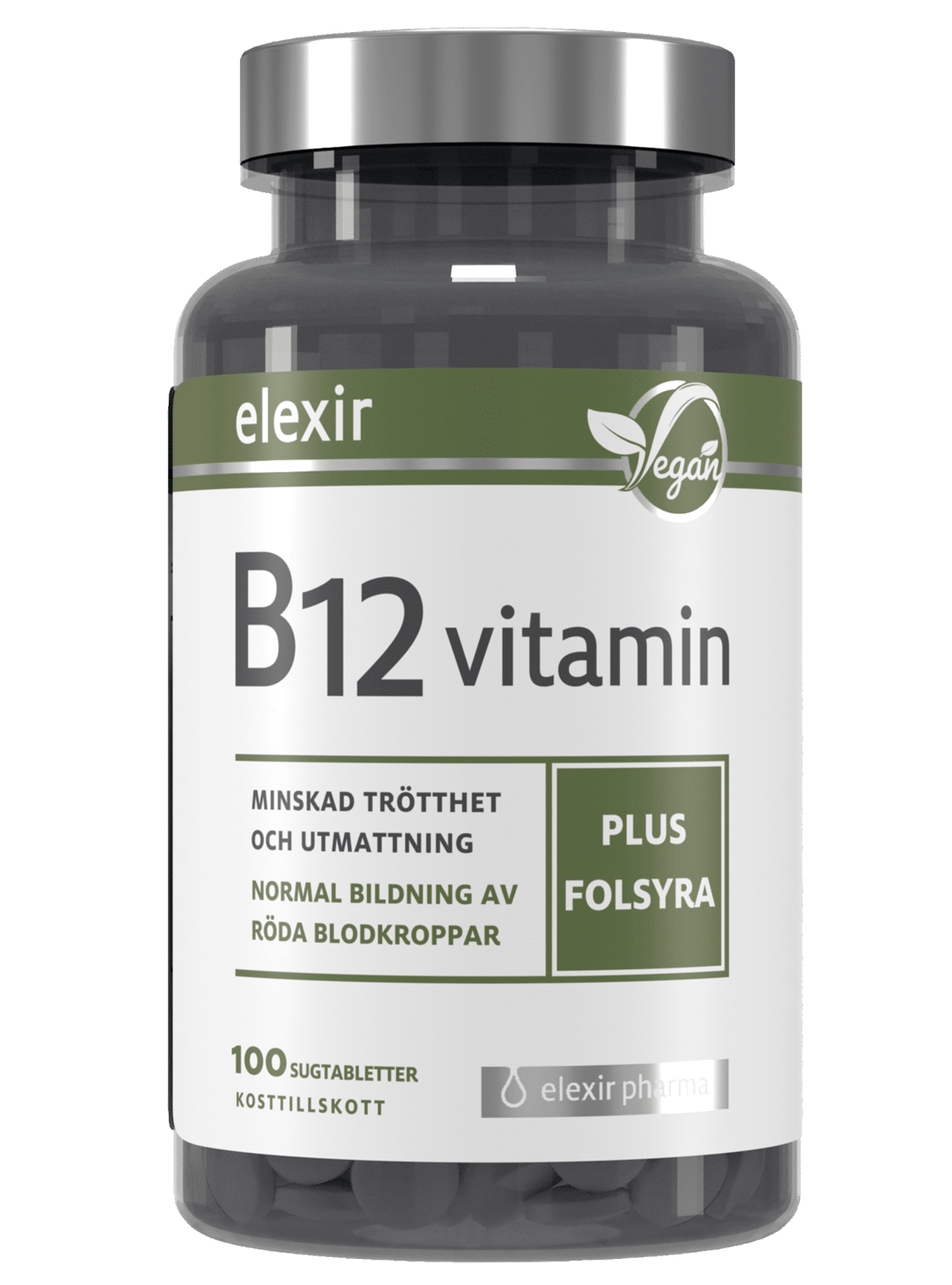 Vitamin B-12 Vegan 100 tabletter