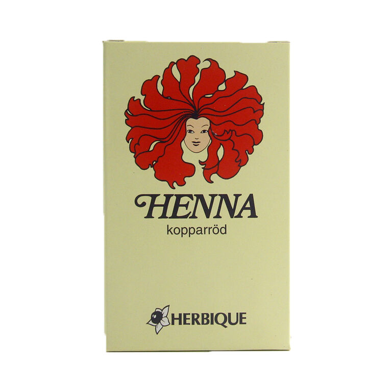 Henna pulver kopparröd 125g 