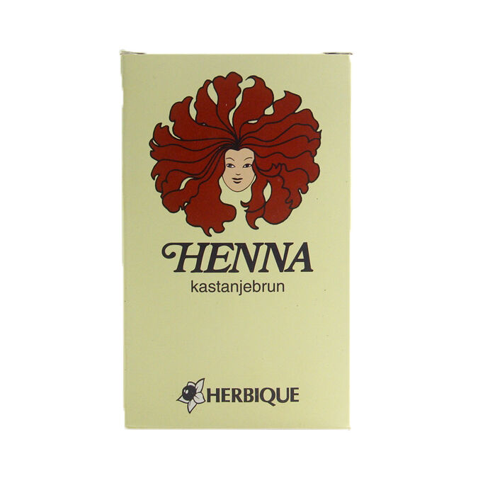 Henna pulver kastanjebrun 125g