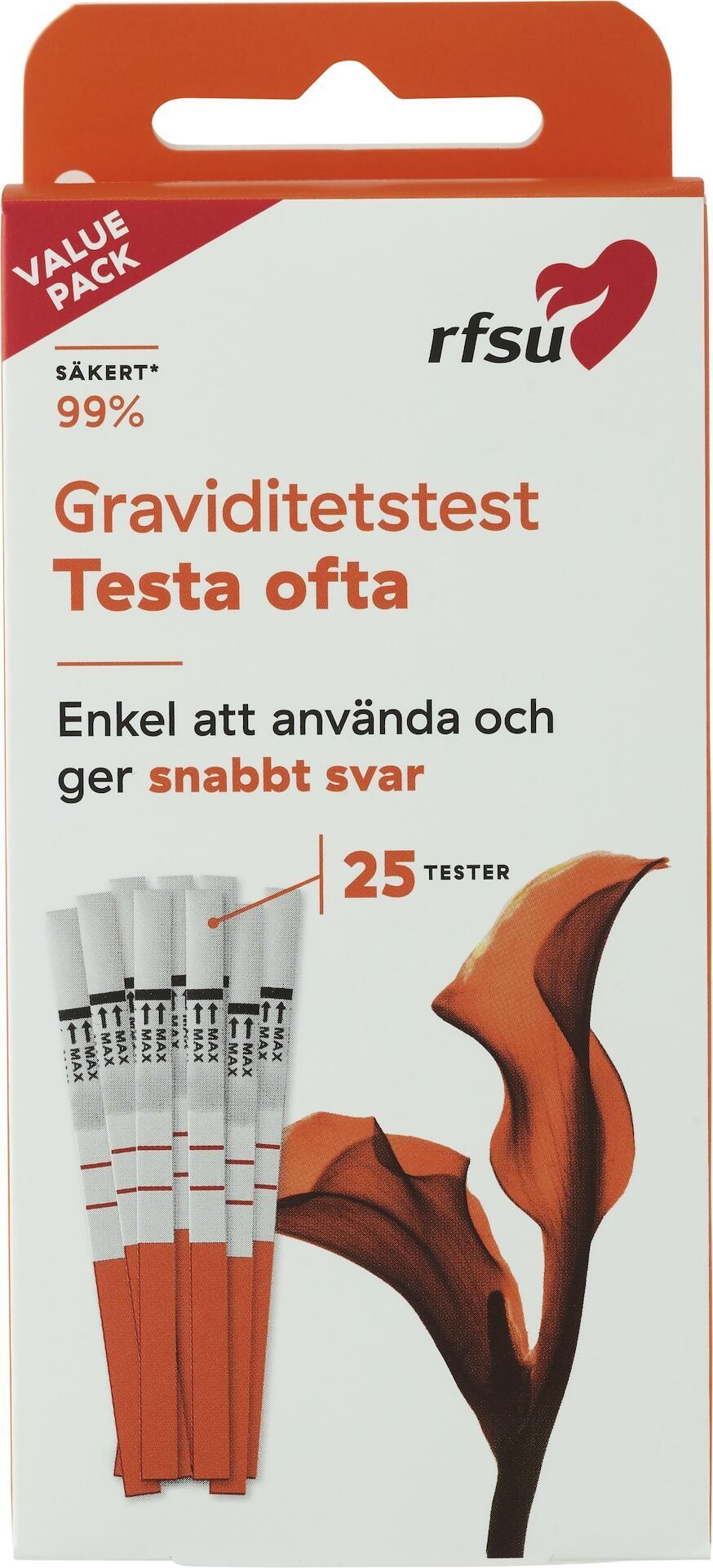 25-pack - Graviditetstest