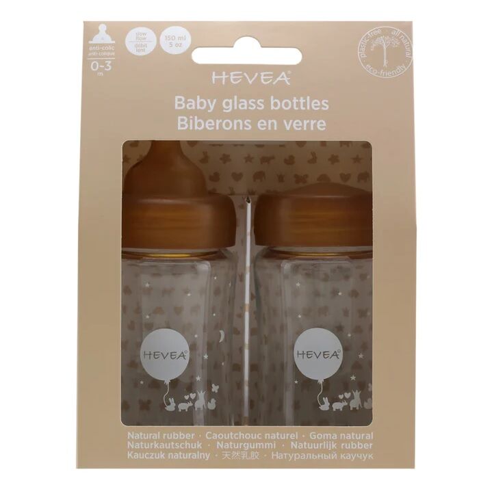 Wide Neck Nappflaska i glas, 150 ml 2-pack