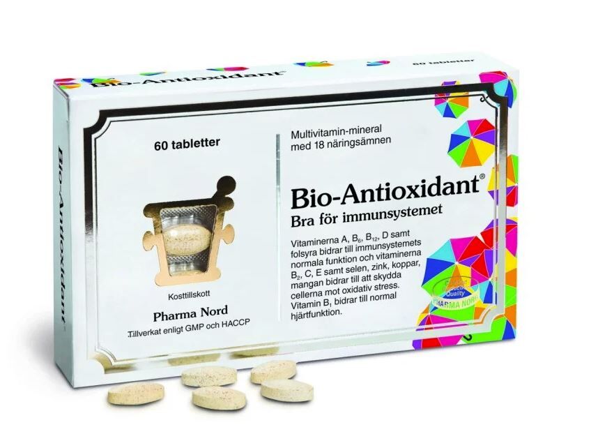 Bio-antioxidant 60 tabletter