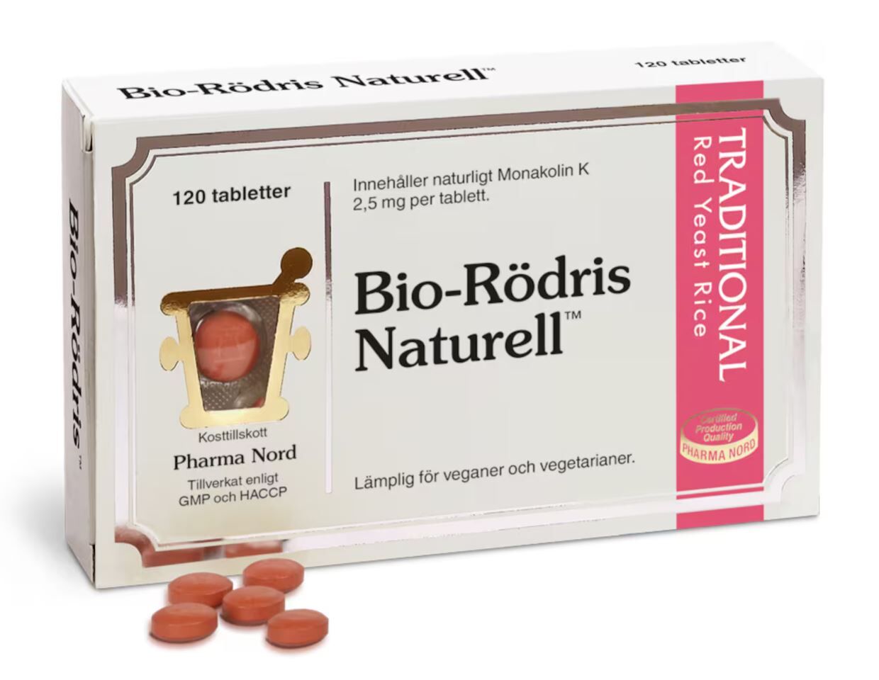 Bio-Rödris Naturell 120 tabletter