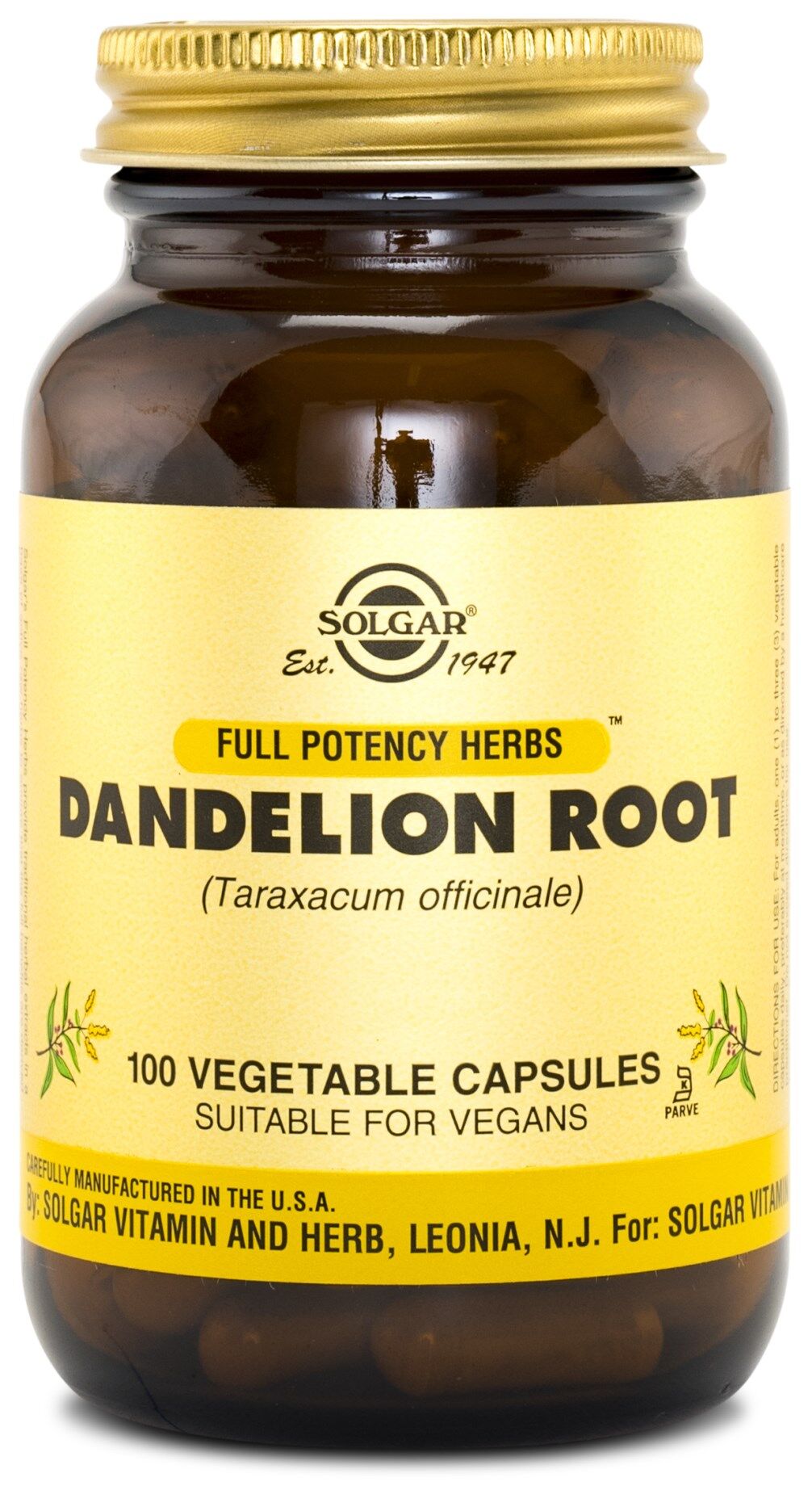 Dandelion root 500mg 100k