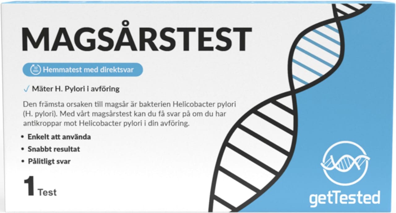 Magsårstest, 1 st