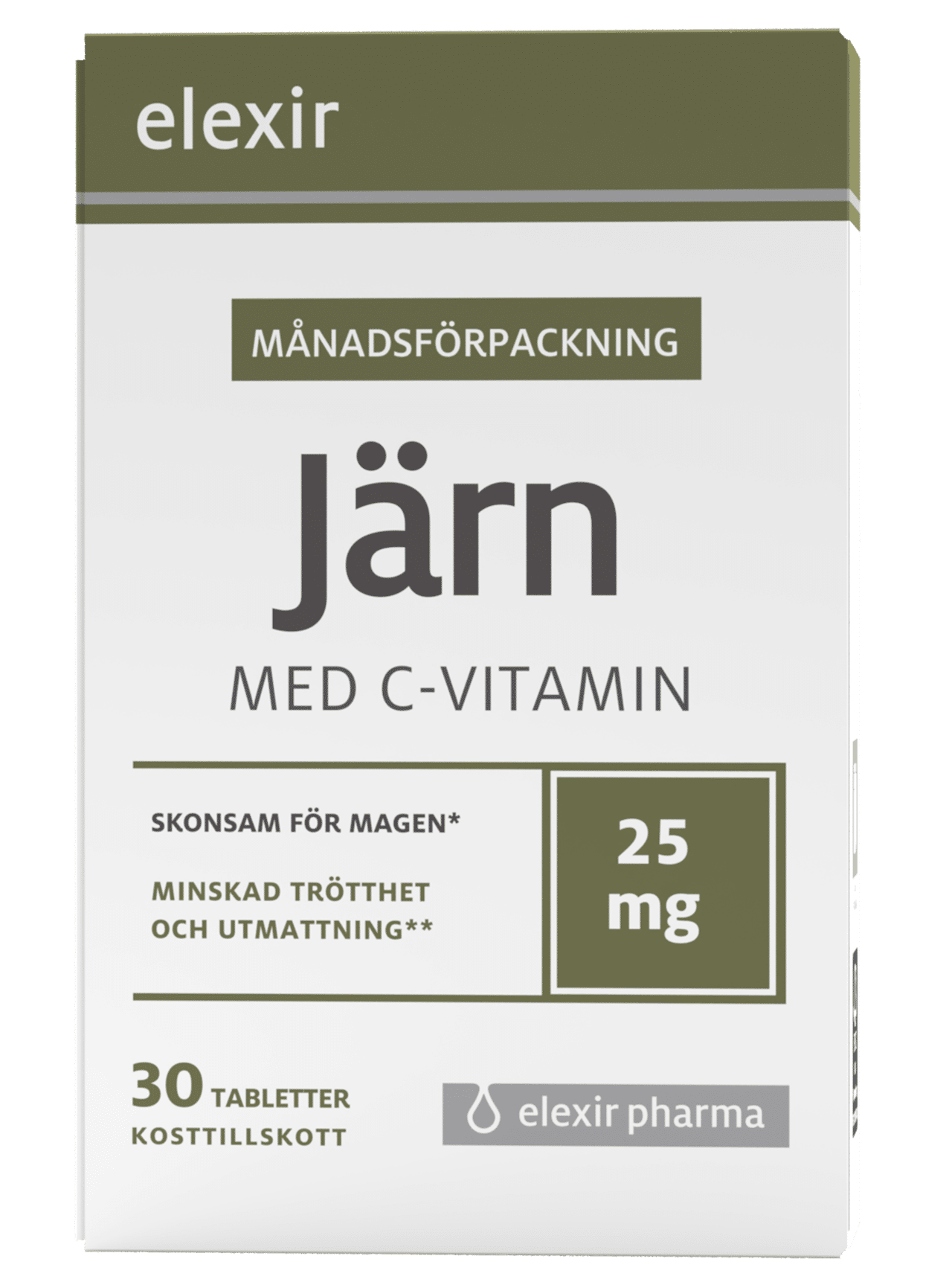 Järn med C-vitamin 30 tabletter