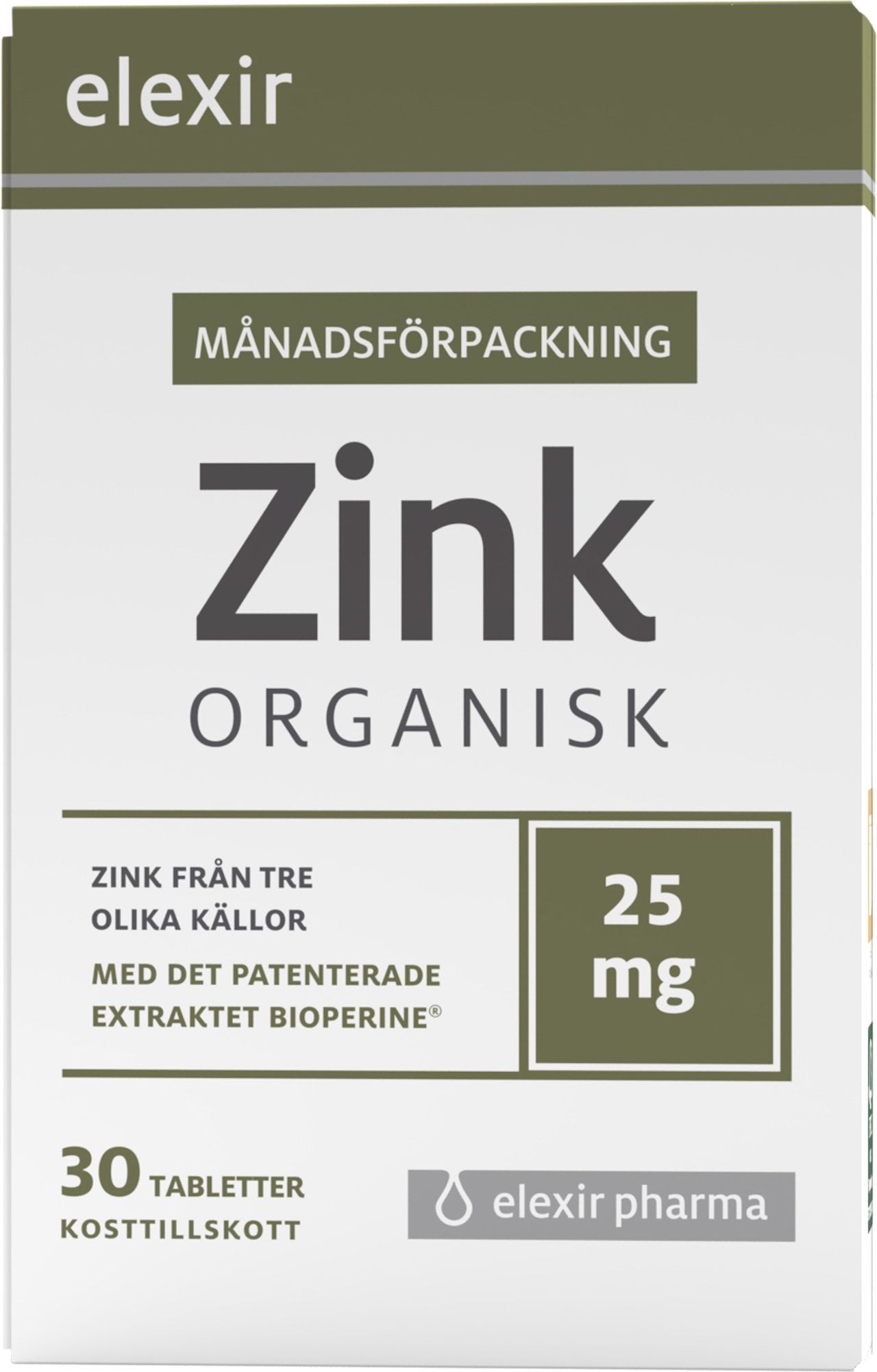 Zink Organisk 30 tabletter