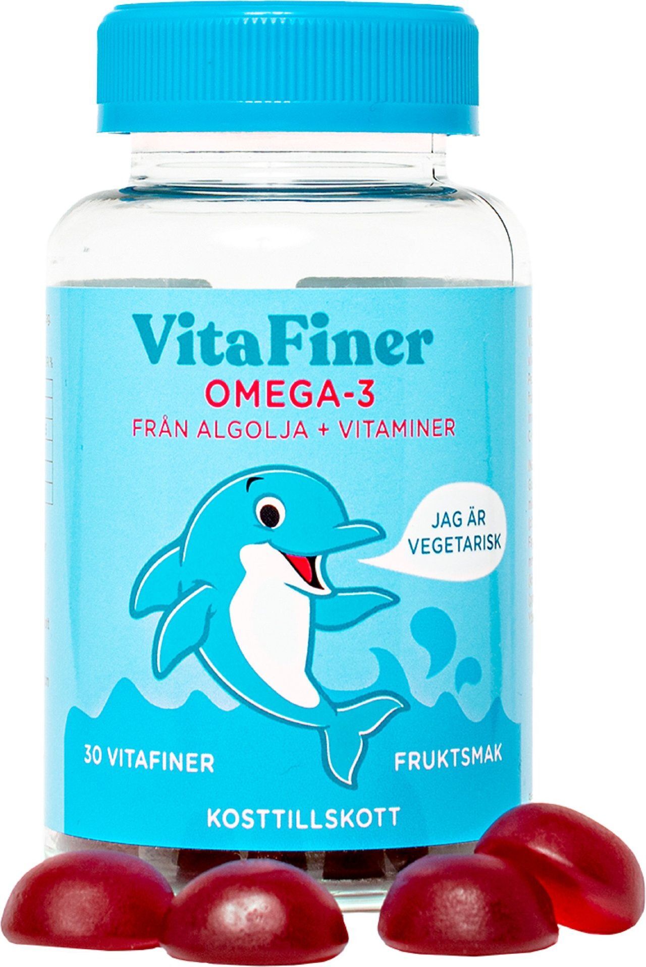 VitaFiner Omega-3 tuggisar för barn 30 st