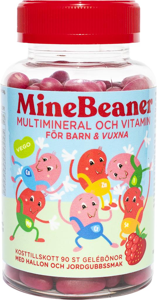 MineBeaner Mineraler och vitaminer 90 tuggtabletter