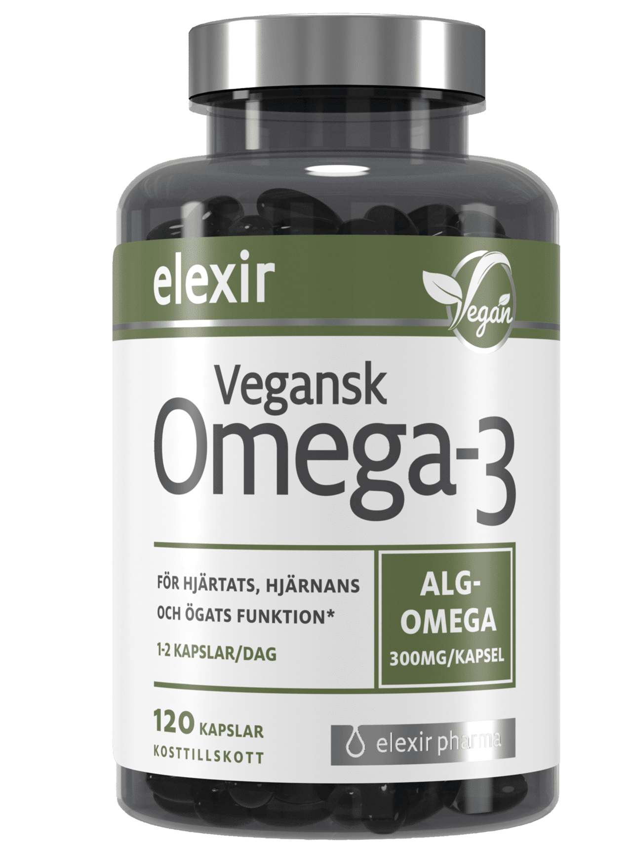 Pharma Vegansk Omega-3 120 kapslar