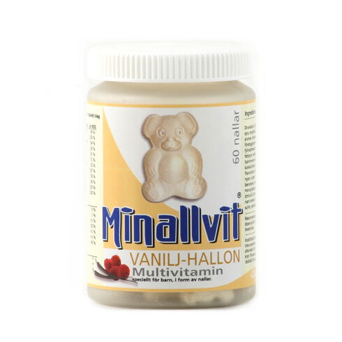 Multivitamin vanilj/hallon 60 tabletter