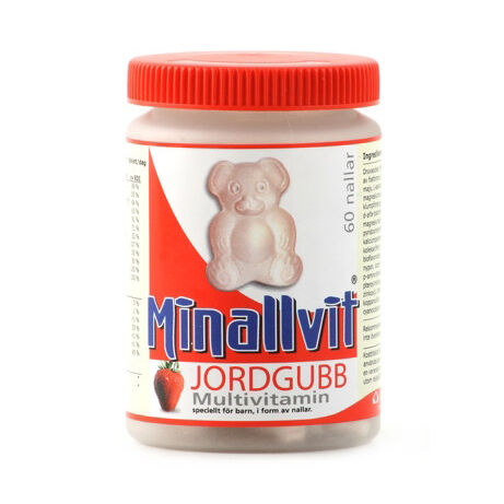 Multivitamin Jordgubb 60t