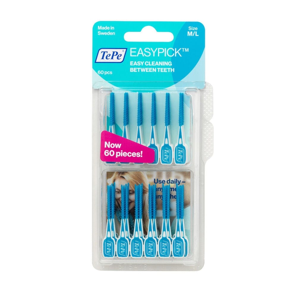 EasyPick M/L Tandpetare Blå 60-pack