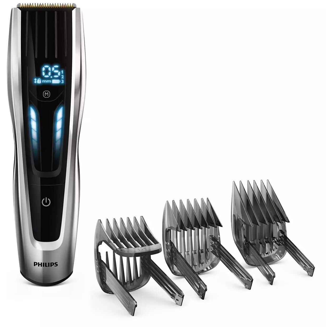 Hairclipper series 9000 Den smarta hårklipparen med digital touch screen HC9450/15