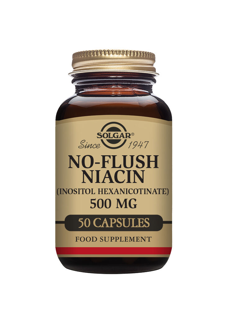 No Flush Niacin 500mg (Vitamin B3) 50k