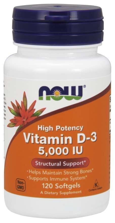 Vitamin D-3 5000 IU 120 kapslar