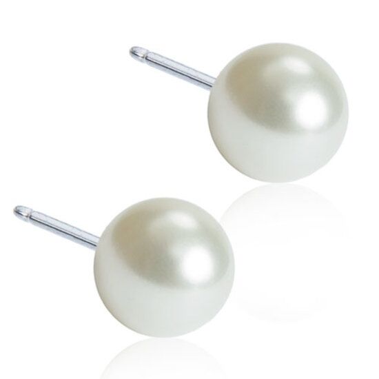 Örhängen NT Pearl 6 mm White 1 par