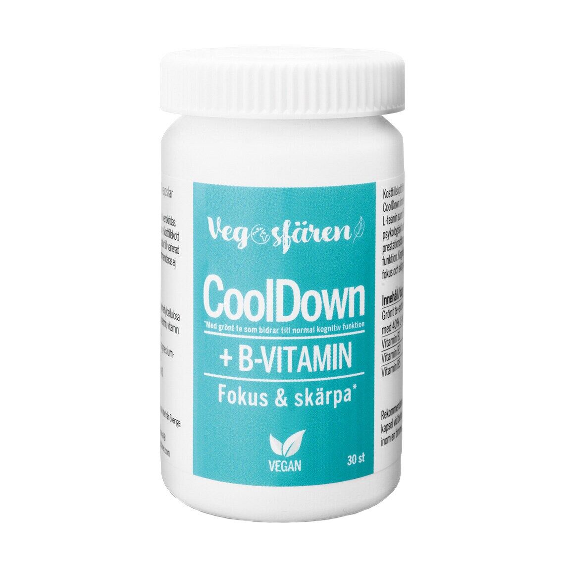 CoolDown + B-vitamin 30 kapslar