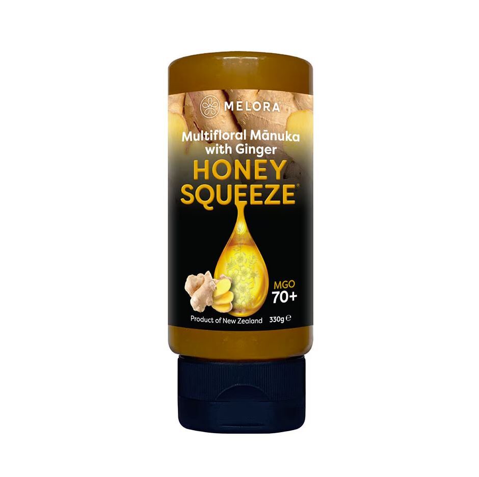 Manuka Honung 70+ MGO Ginger Squeeze 330g