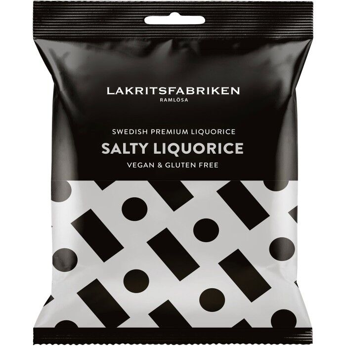 Premium White Salty Liquorice 100 g