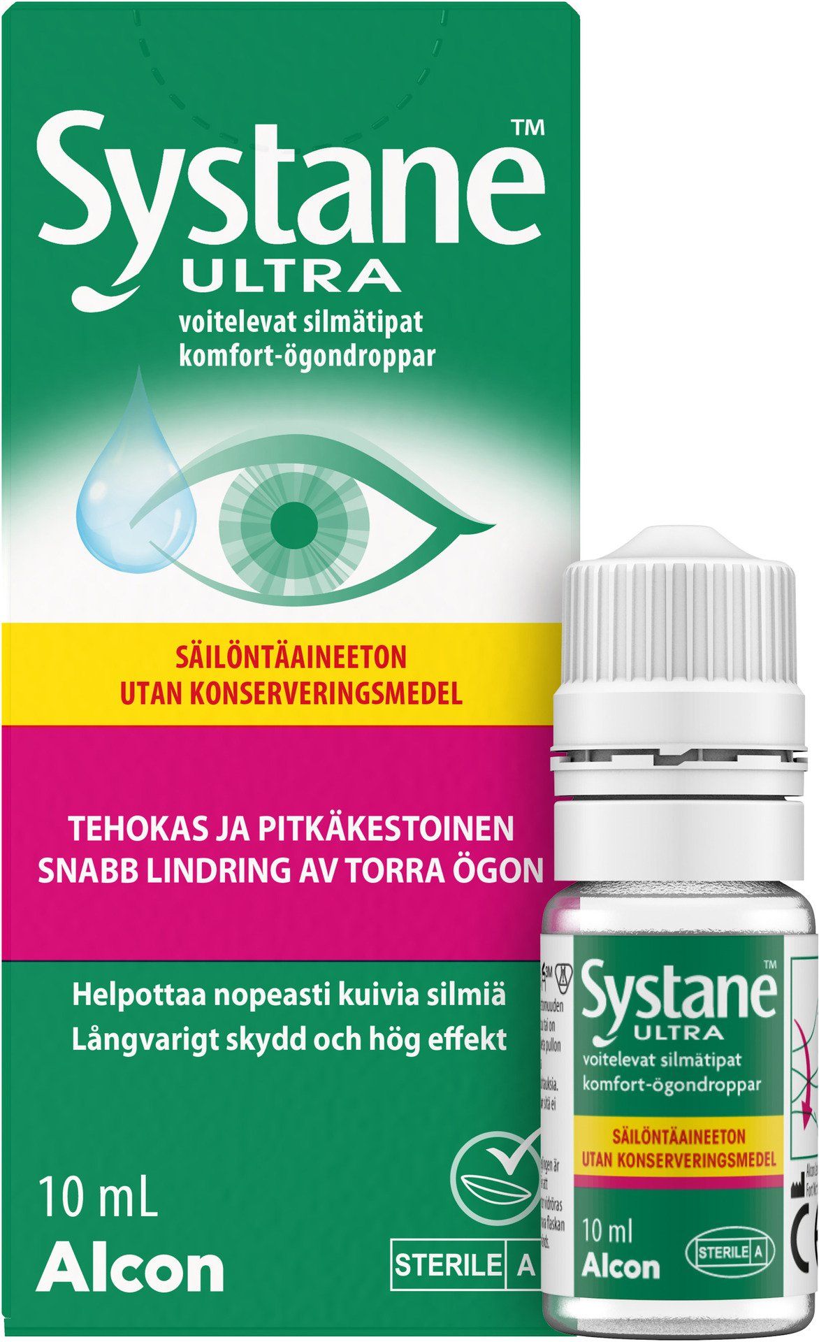 Ultra Ögondroppar Utan konserveringmedel 10 ml