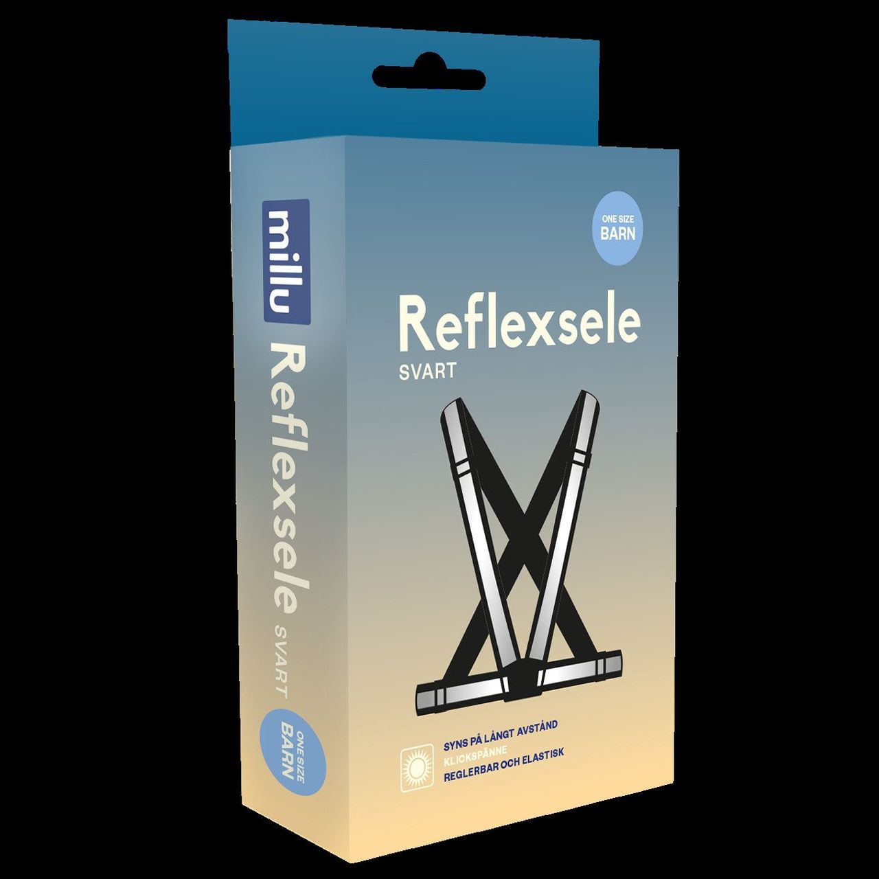 Reflexsele Barn Svart One-Size 1 st