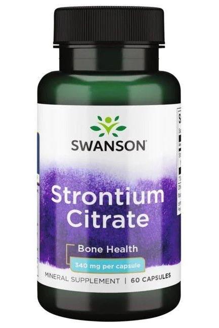 Strontium Citrate, 340mg - 60 kapslar