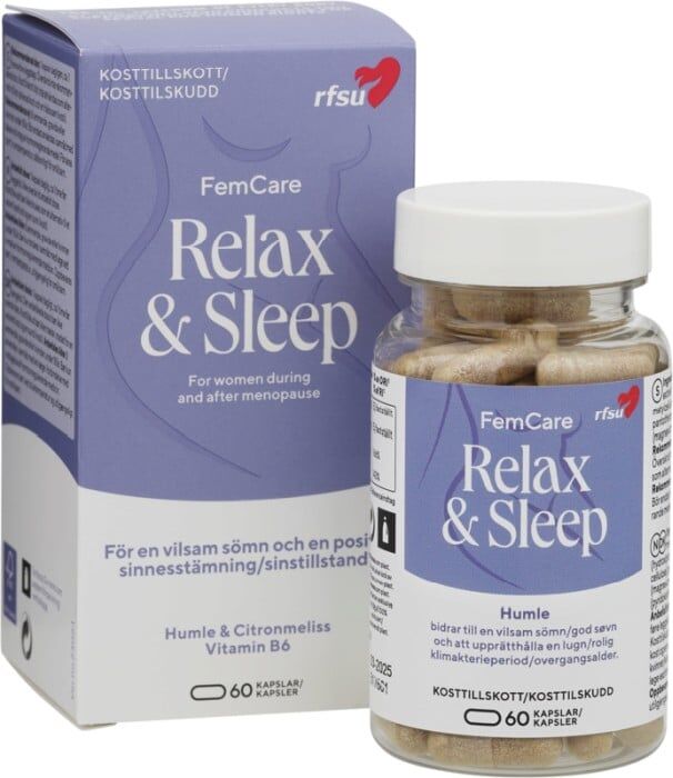 Relax & Sleep 60 kap - Vid köp av minst 1 annan artikel (max 1 per beställning)