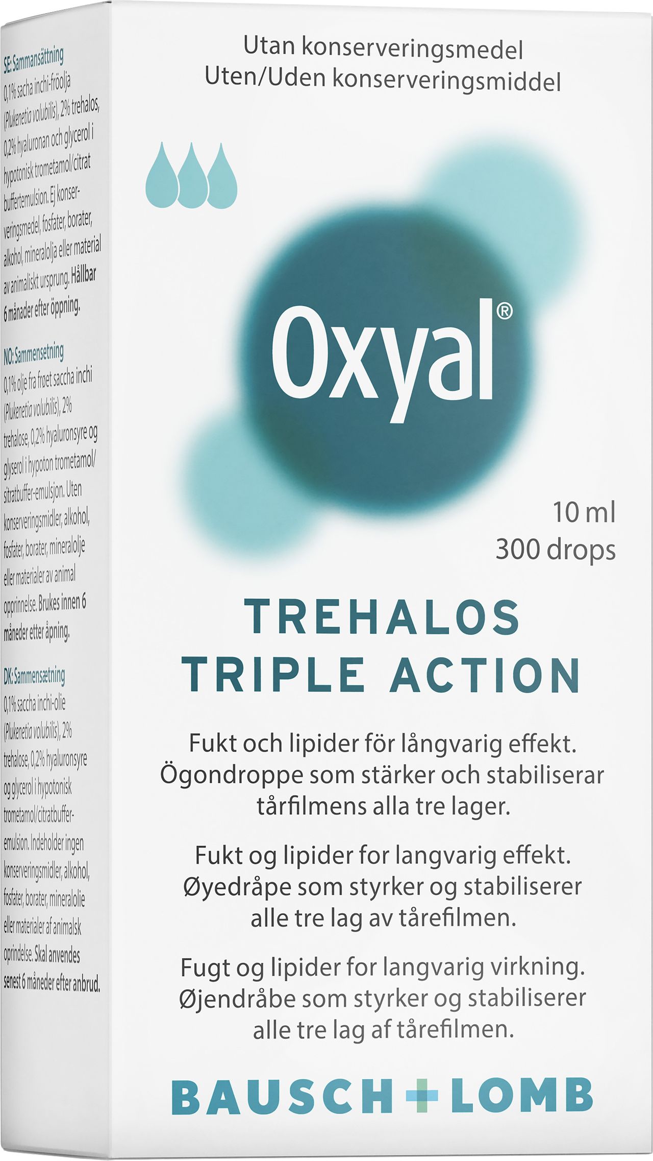 Trehalos Triple Action ögondroppar 10 ml