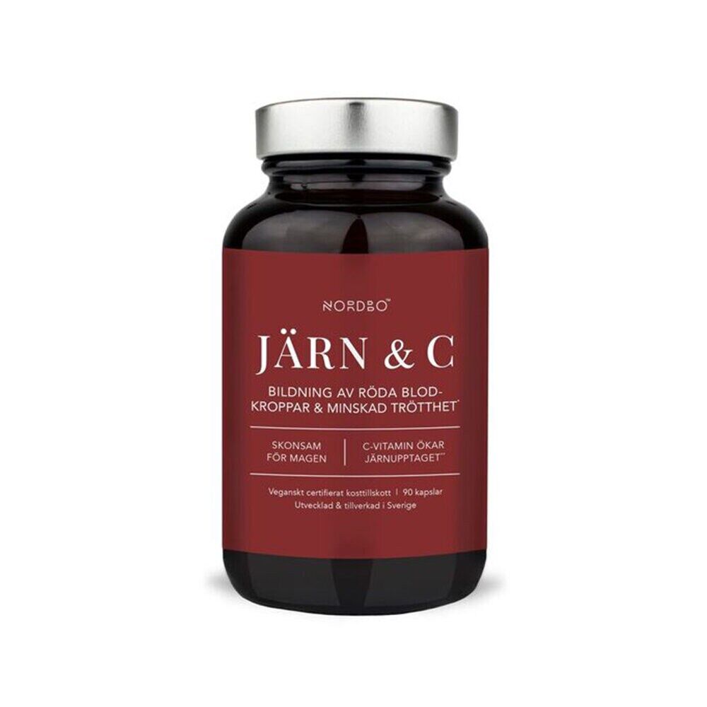 Järn & C-vitamin 90 kapslar