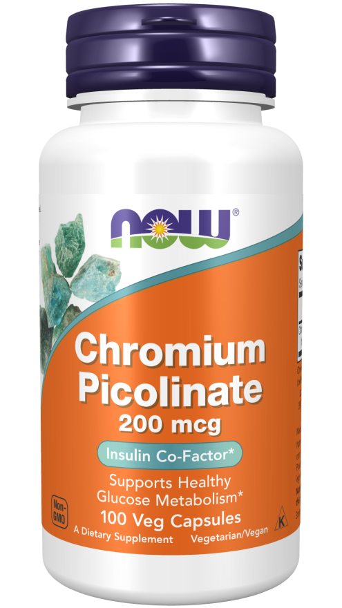 Chromium Picolinate 200 mcg vegcaps NOW
