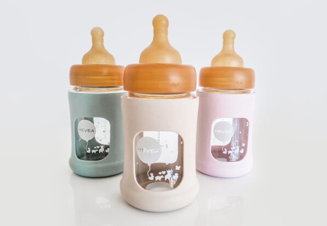 Glasflaska med bred hals och hylsa Ivory, 250 ml