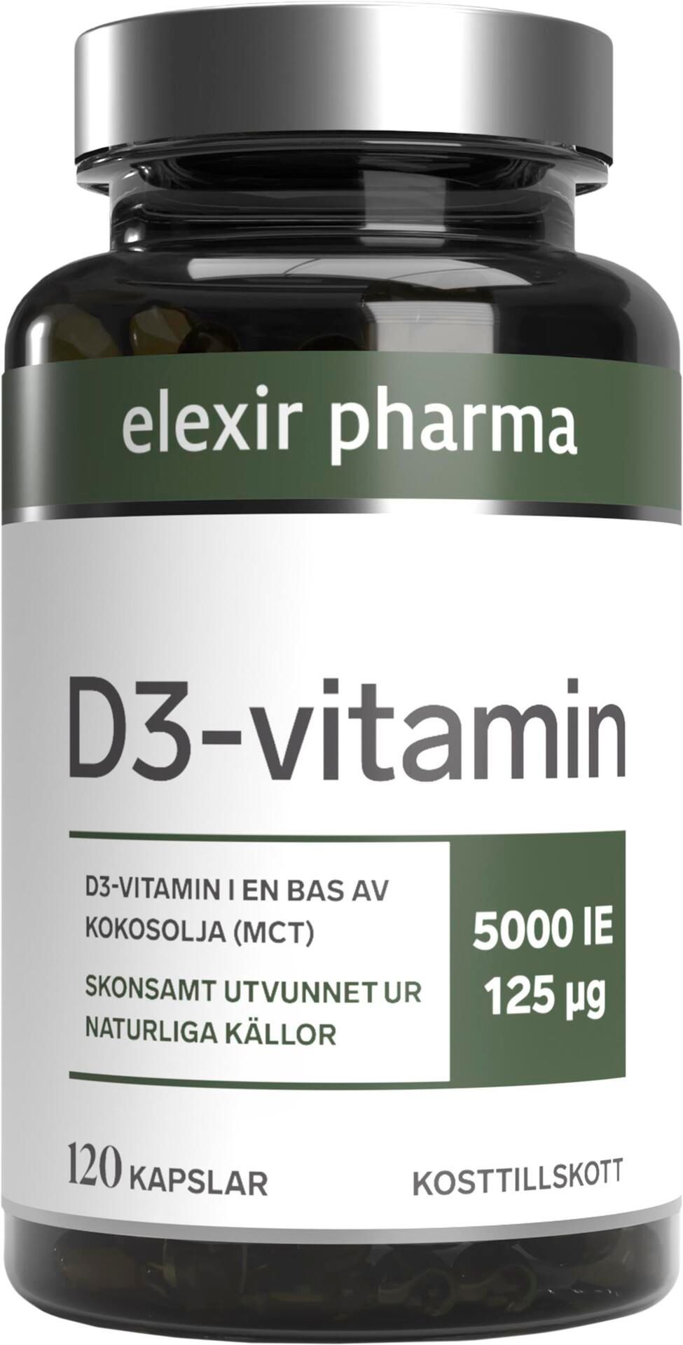 D3-vitamin, 5000 IE